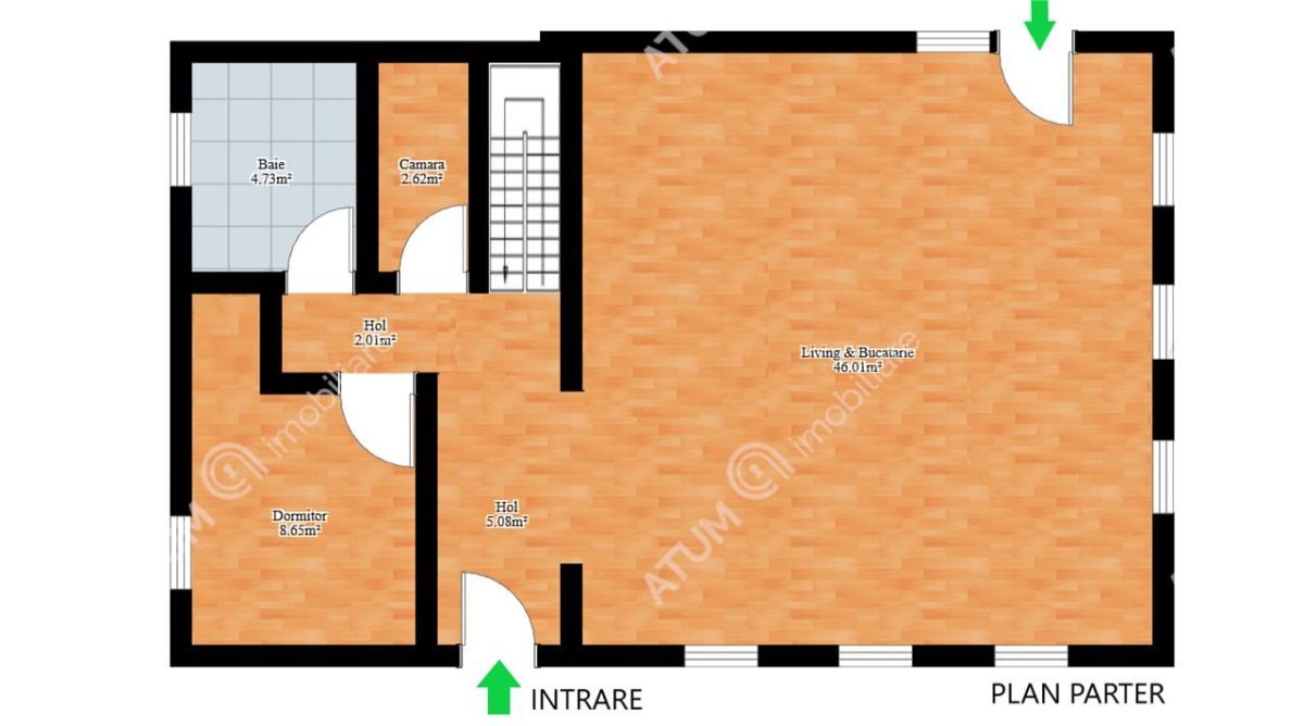 Casa cu 5 camere decomandate pe teren de 390 mp in Cisnadie Sibiu - foto 5