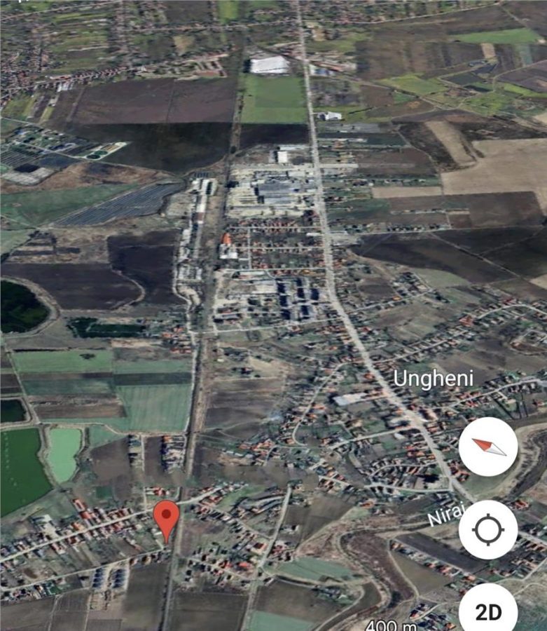 Teren Intravilan 1000mp cartier Linistit Drum asfaltat utilitati la Poarta - foto 2