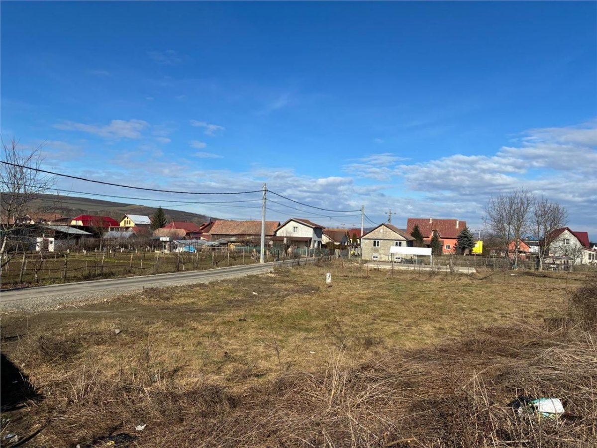 Teren Intravilan 1000mp cartier Linistit Drum asfaltat utilitati la Poarta - foto 5