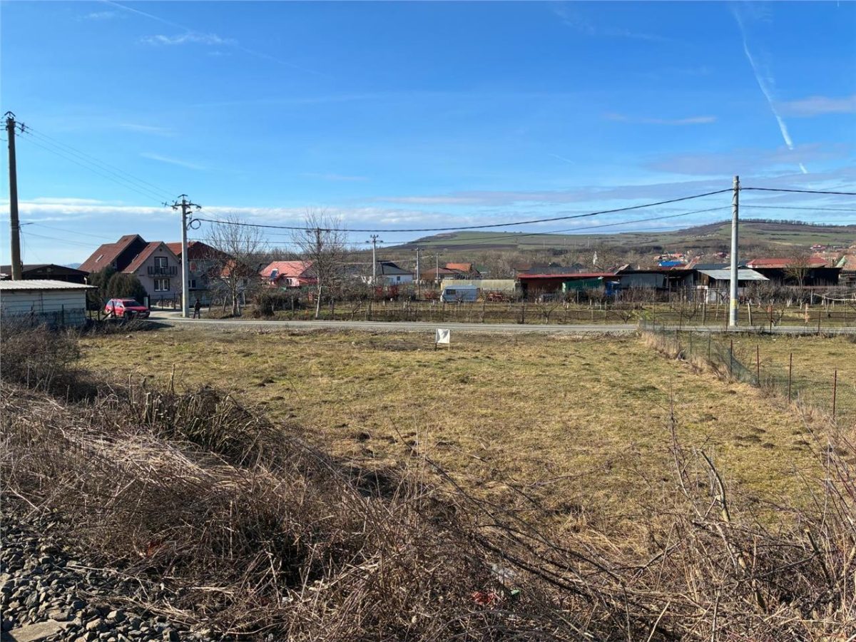 Teren Intravilan 1000mp cartier Linistit Drum asfaltat utilitati la Poarta - foto 6