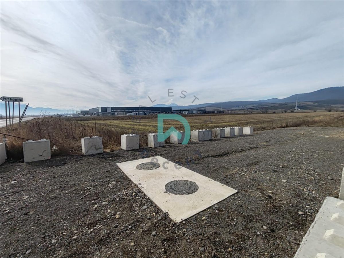 Teren intravilan Industrial, 38800 mp, cu Autorizatie de Construire, Codlea Brasov - foto 11