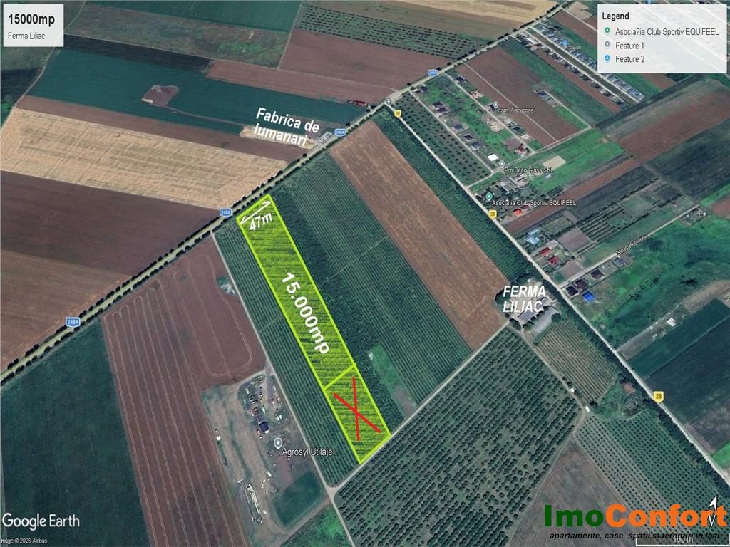 15000mp Ferma Liliac cu 47m deschidere la asfalt - foto 3