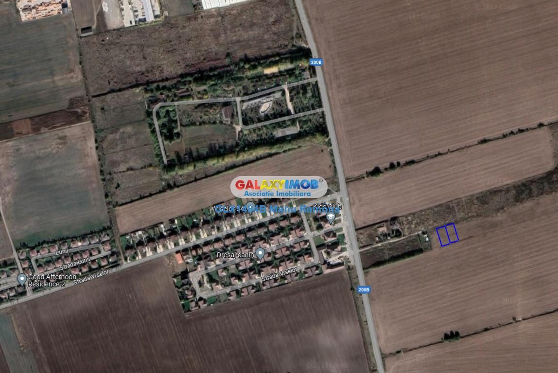 Teren pentru constructie case, 1408 mp Balotesti, zona inel A0 - foto 2