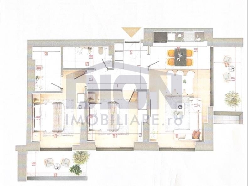 INCHIRIERE APARTAMENT SUPERB 3 CAM,  ASTORIUM LIFE - 