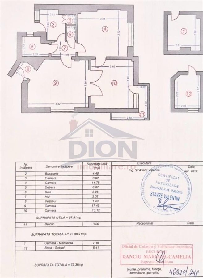 Unirii - Alba Iulia - Posta Vitan - 3 camere, etaj 1 - foto 16