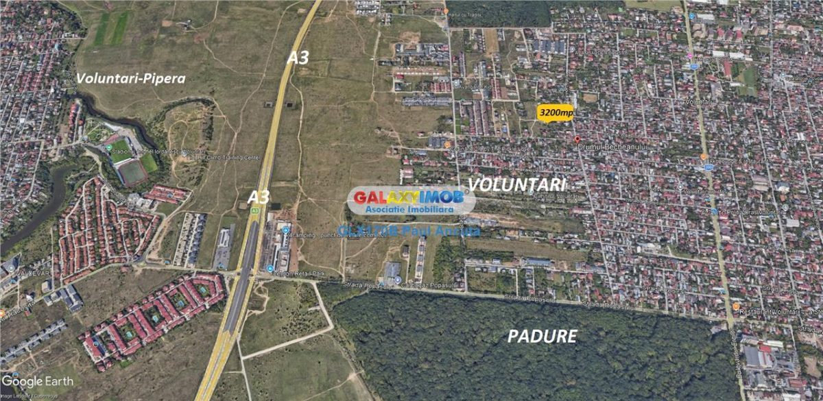 Teren 3200 mp Voluntari str Becheanului la sosea utilitati - foto 4
