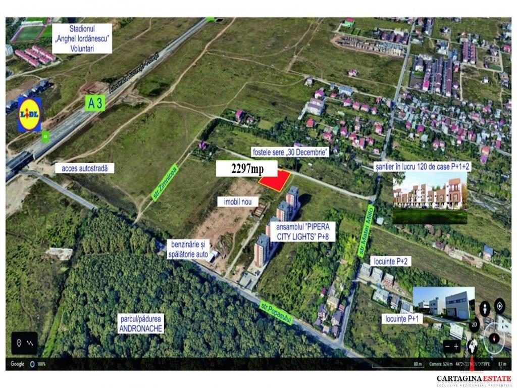 Teren dezvoltare 2297mp - Pipera / Popasului - 