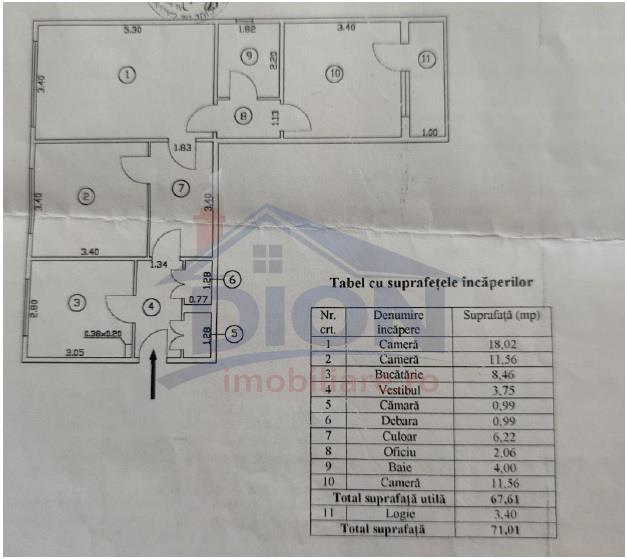 APARTAMENT 3 CAM, BRANCOVEANU - foto 9