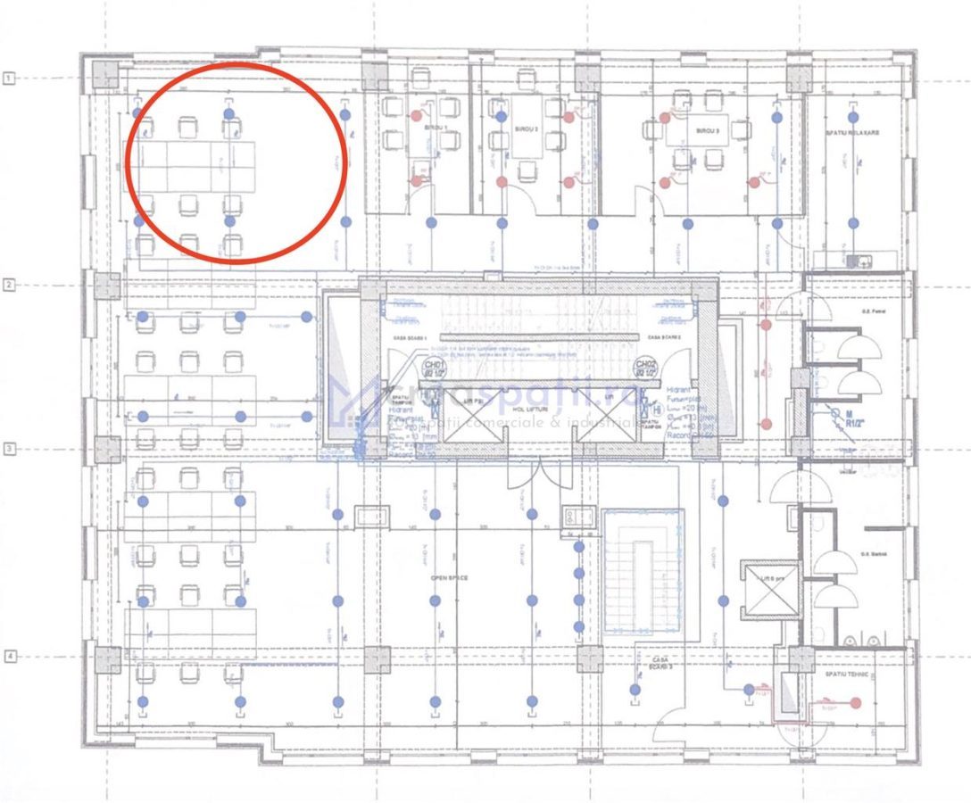 Spatiu birouri premium, 117mp, centru, zona Palas - foto 9