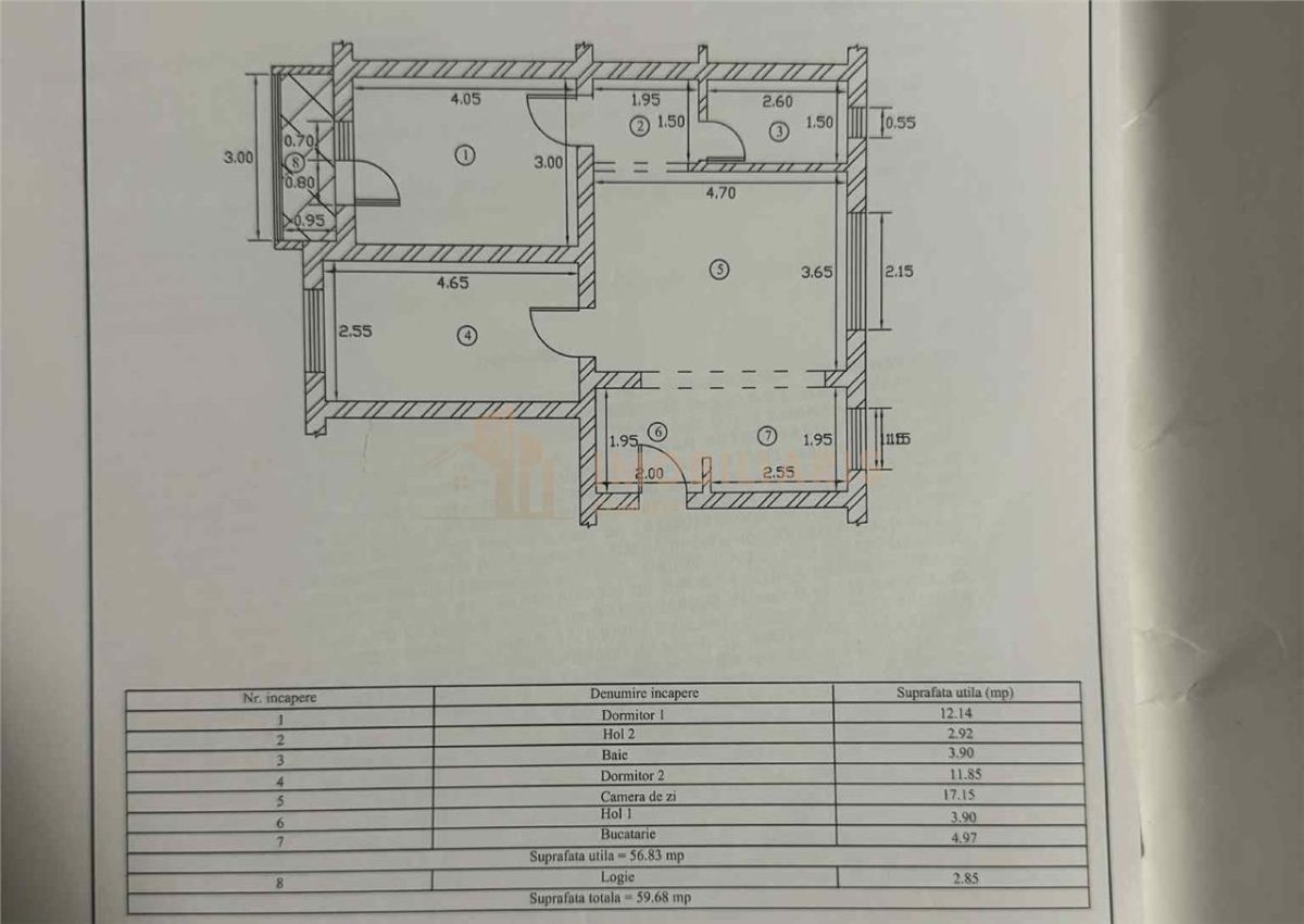 Apartament 3 camere, zona RFN - foto 8
