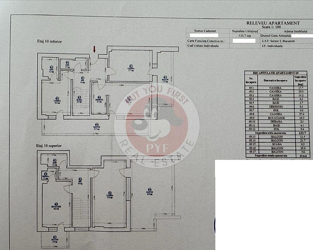 Astorium | Penthouse Lux | 215mp | 2 parcari | B13109 - foto 10