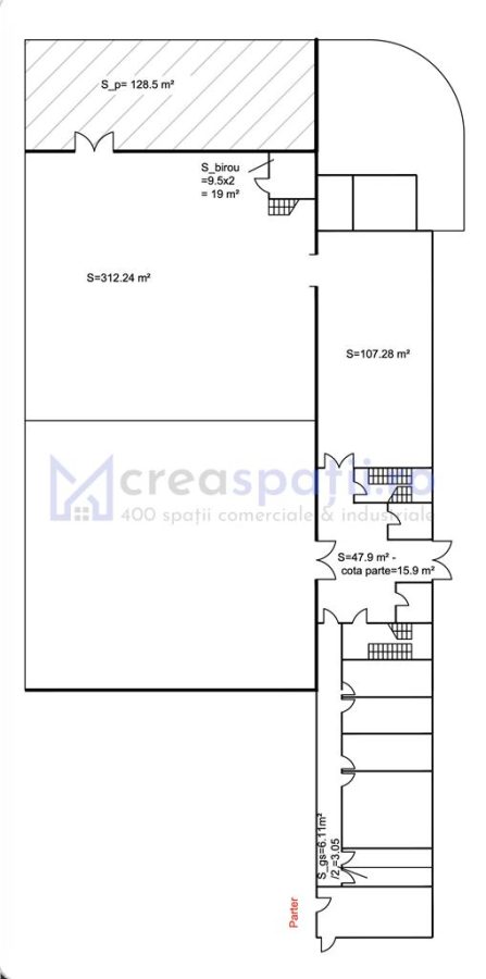 Showroom 457mp langa Carrefour, Kaufland, magazine tehnice - foto 5