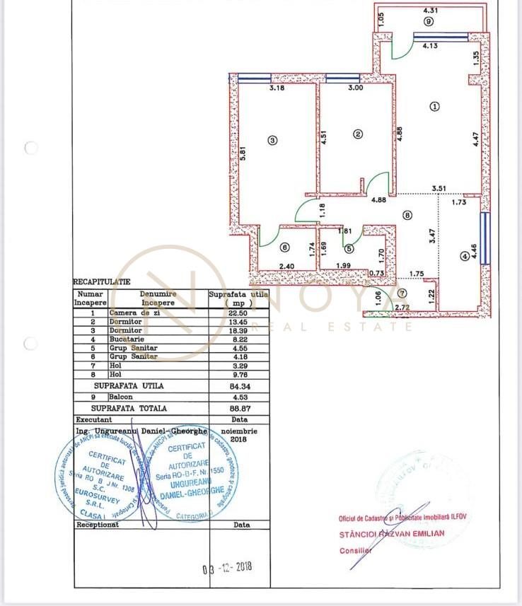 Apartament de vanzare cu 3 camere 4City Pipera, mobilat cu parcare - foto 14