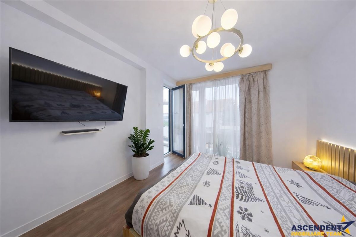 Rezidenta cu vibe de vacanta, mobilata, accesorizata cu terasa, boxa si parcare - foto 11