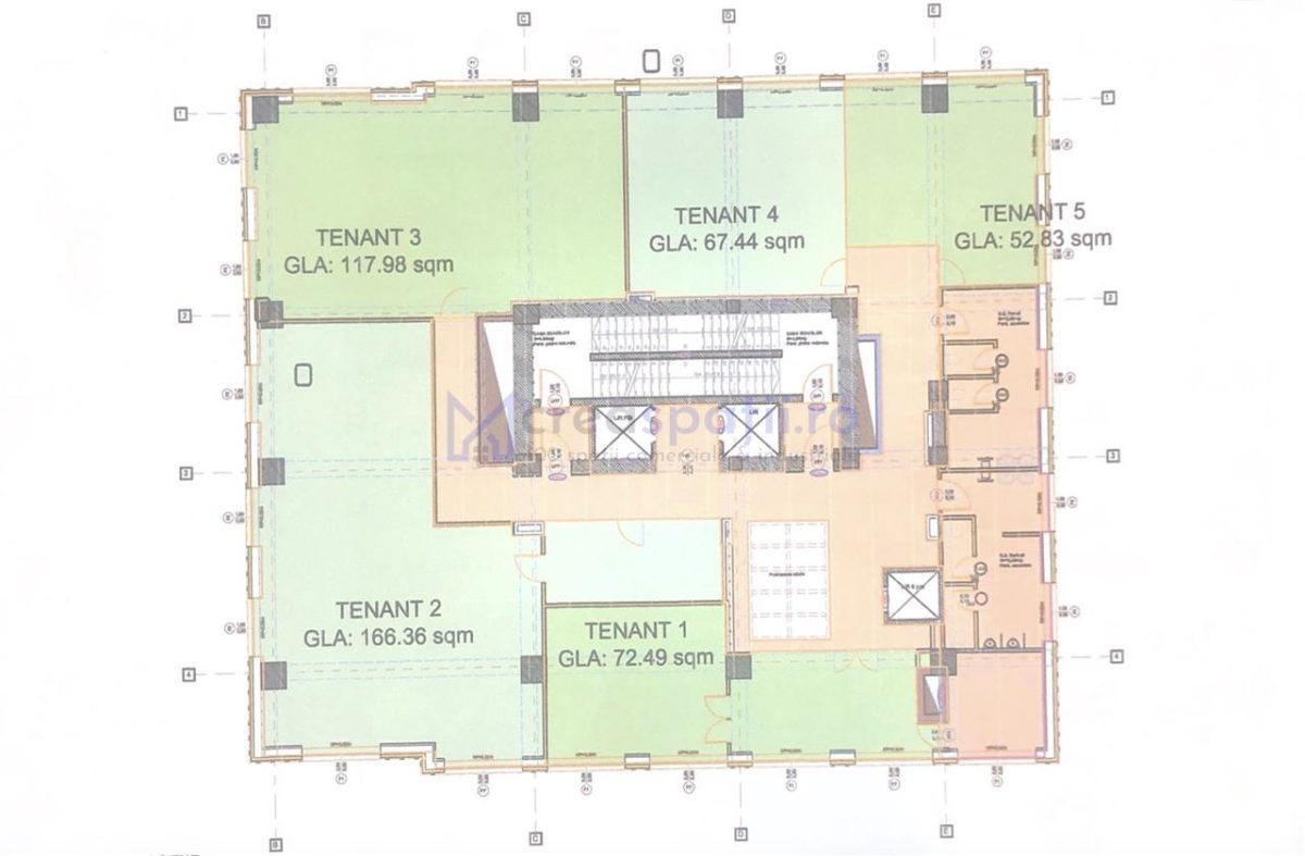Spatiu birou premium, 484mp, centru, zona Palas - foto 9