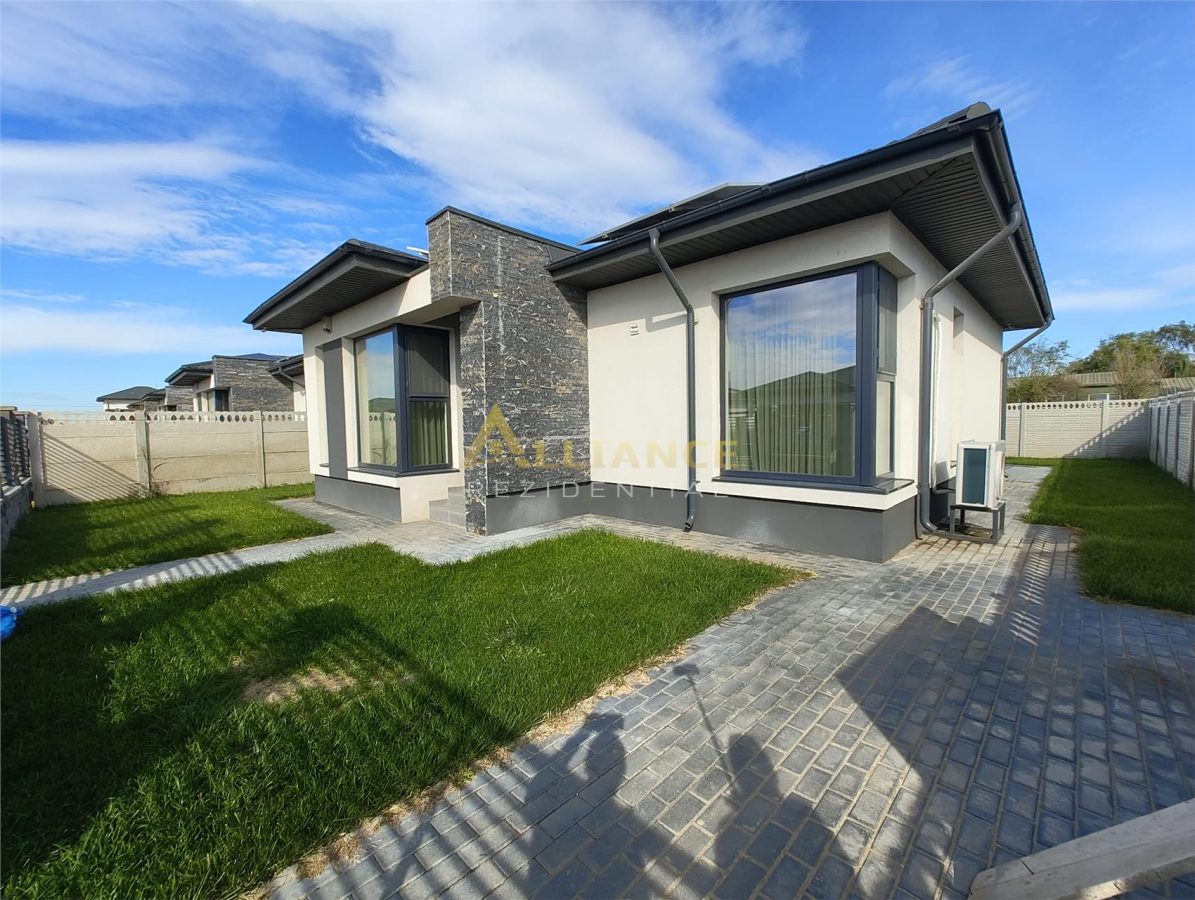 Casa moderna parter - 3 camere, 2 bai, pompa de caldura, panouri solare - foto 6