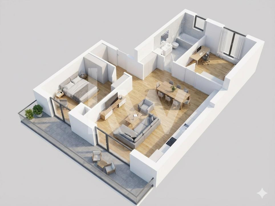 Apartament 3 camere I 7% DISCOUNT I Predare 2026 I 0% Comision - Brasov