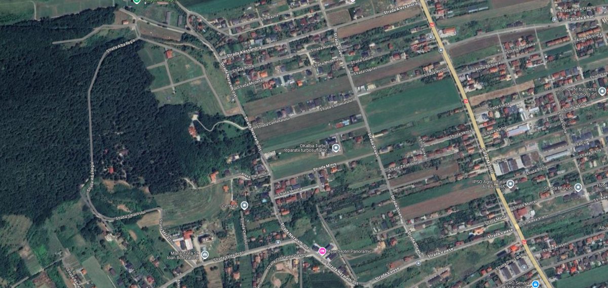 Teren de vanzare, 1148 mp, 14,5 ml Deschidere, Zona Alba Micesti, - Alba Iulia