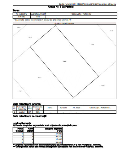Teren intravilan 585mp Sânpetru, panoramă Lempes si padure, Comision 0% - foto 14