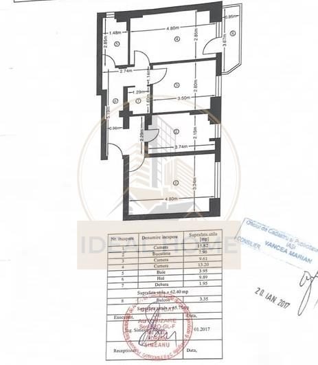 Pacurari - Bloc Dupa 1980 - Apartament cu 3 camere decomandat - foto 8
