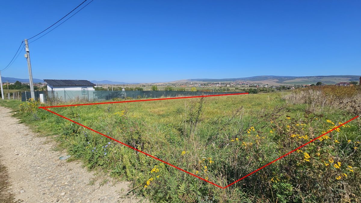 Feldioara,teren casa intravilan, utilitati in fata - foto 4