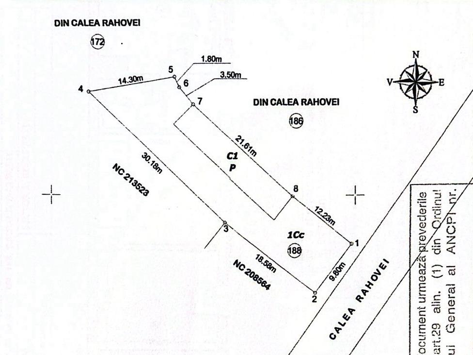 Teren 469 mp si Casa (101 mp), Piata Cosbuc - foto 3