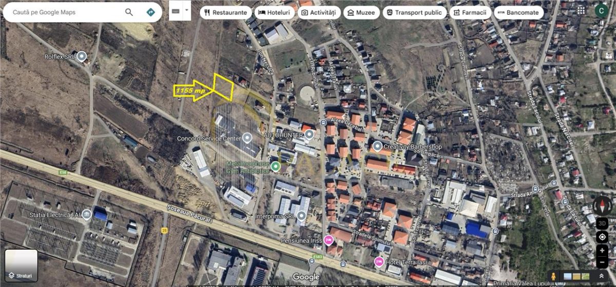 Teren 1155 mp, intravilan  , Uricani Miroslava - foto 2