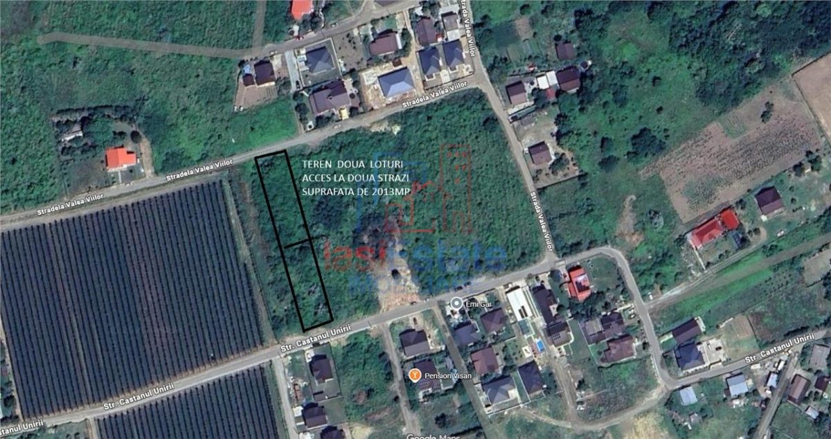 Visan str Castanul Unirii TEREN 729mp cu dubla deschidere toate utilitatile zonei - foto 4