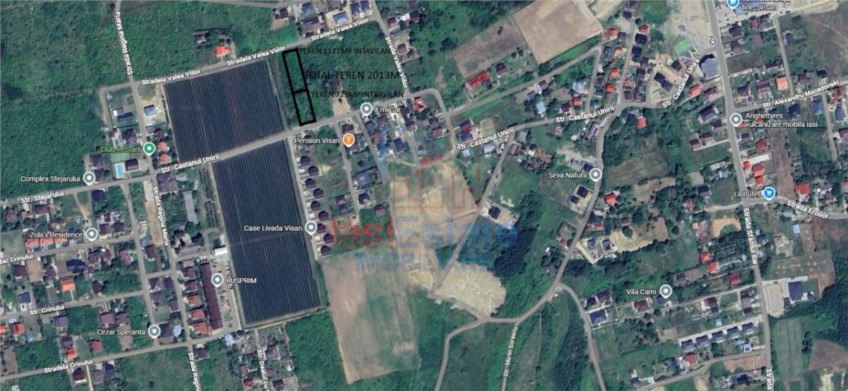 Visan str Castanul Unirii TEREN 729mp cu dubla deschidere toate utilitatile zonei - foto 5