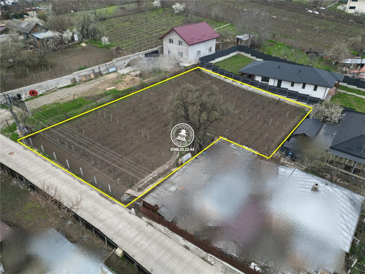 Teren intravilan 842 mp , asfalt , toate utilitatile - Valea Lupului , Iasi - foto 2