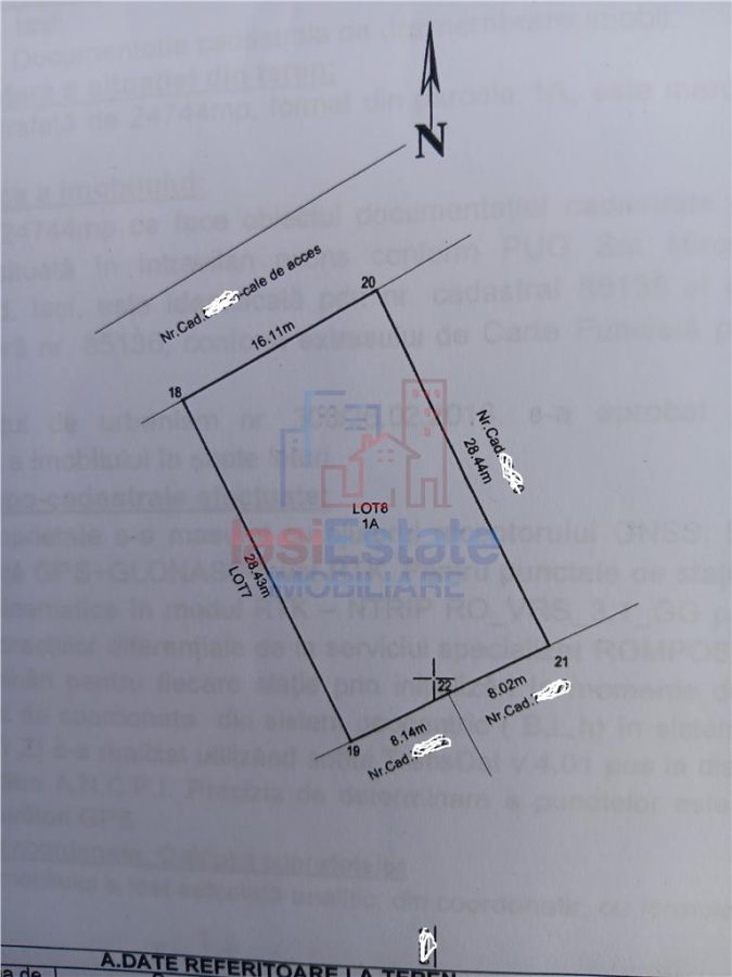 Miroslava str. G. Toparceanu TEREN 459mp intravilan cu toate utilitatile - foto 3