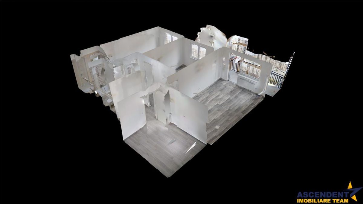 3 camere, etaj1, decomandat, terasa, parcare, Casa Nobel, aria Coresi, Tractorul, Brasov - foto 21