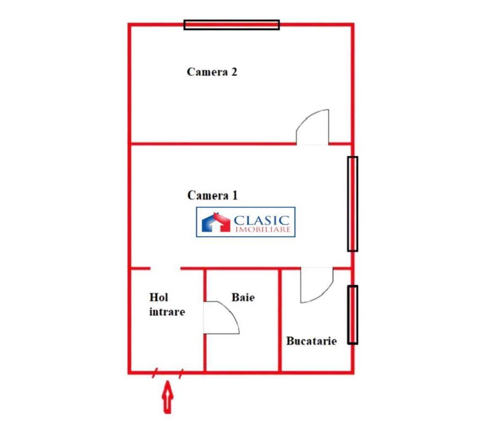 Vanzare apartament 2 camere etaj 1 in Gheorgheni- strada Alverna - foto 2