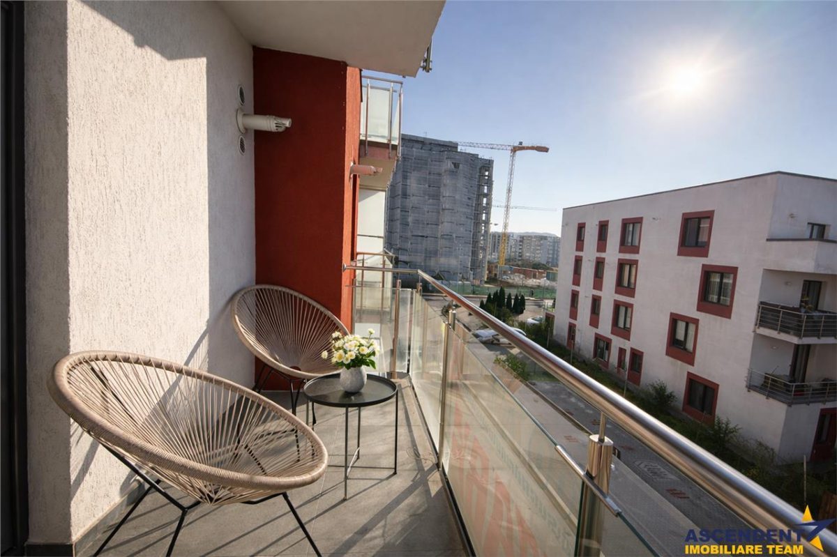 Rezidenta mobilata,utilata,tip studio,terasa, boxa,loc parcare,Tractorul,Brasov - foto 7