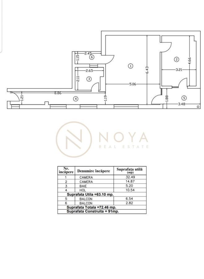 Apartament cu 2 camere Militari - Dezrobirii mobilat 72 mp cu parcare - foto 10
