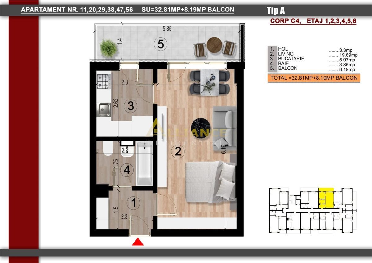 Metrou Berceni Garsoniera 41 MP str Biruintei - foto 9