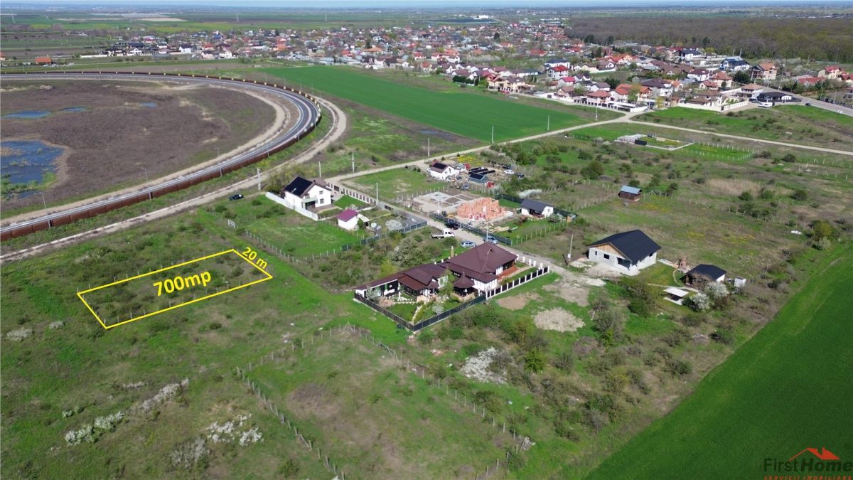 Teren intravilan 700mp in zona de Nord de vanzare - foto 3