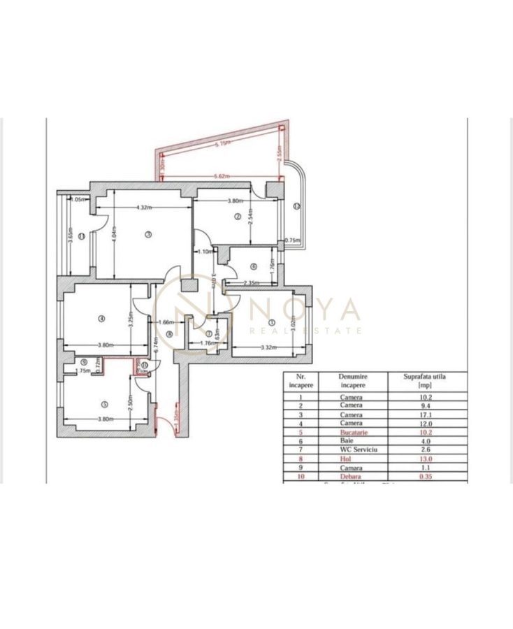 APARTAMENT de 4 CAMERE Dorobanti Romana 1982 - foto 2