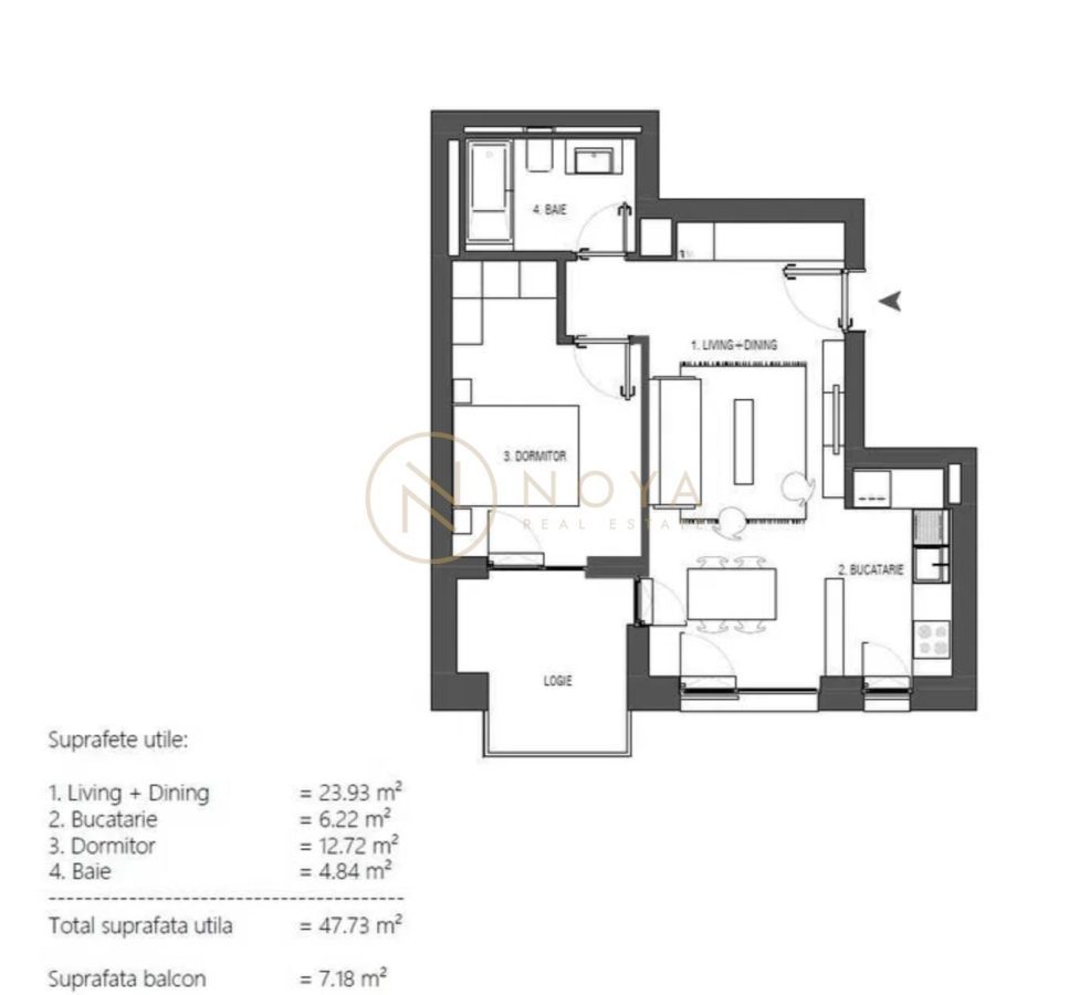 Avalon Pipera vanzare 2 camere cu parcare premium - foto 20