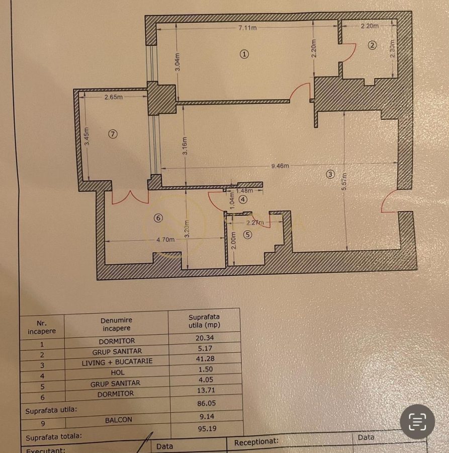 Vanzare apartament cu 3 camere in zona Aviatiei metrou Pipera mobilat - foto 17