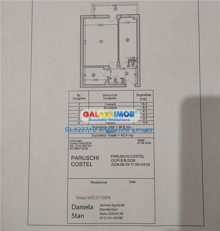 Cartierul Brancusi garsoniera de vanzare - 