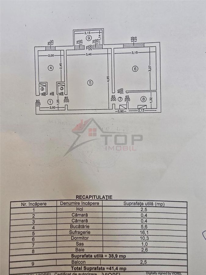 Etaj 2 - Mircea cel Batran, 2 camere, liber - foto 5