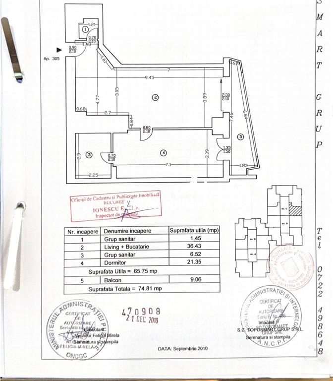 Vanzare 2 camere Mall Promenada Barbu Vacarescu - foto 2