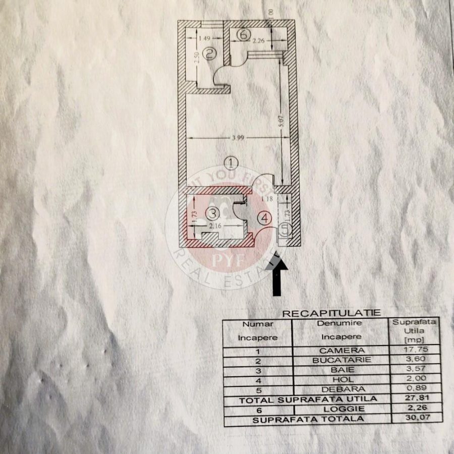 Parcul Titan | Garsoniera | 30mp | Investitie | B12746 - foto 6