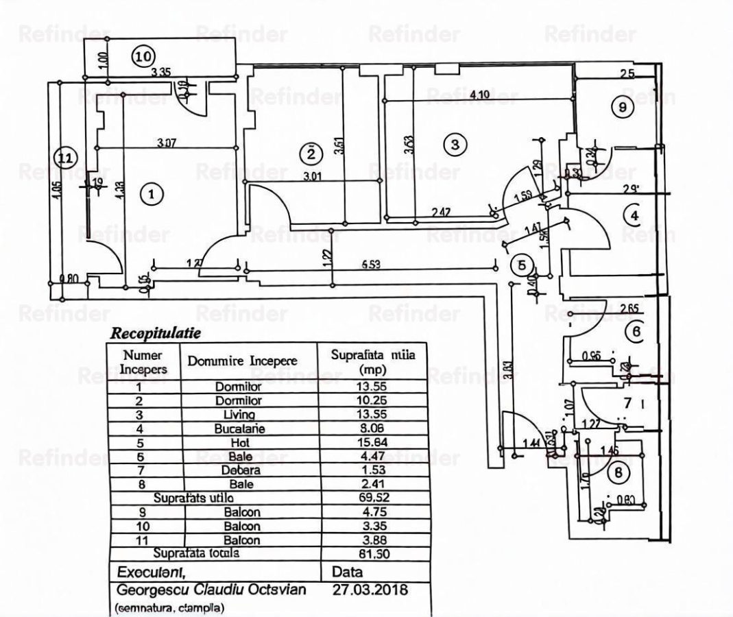 Vanzare 3 camere | Calea Calarasi - Popa Nan | bloc 2019 | etaj 1 | - foto 15