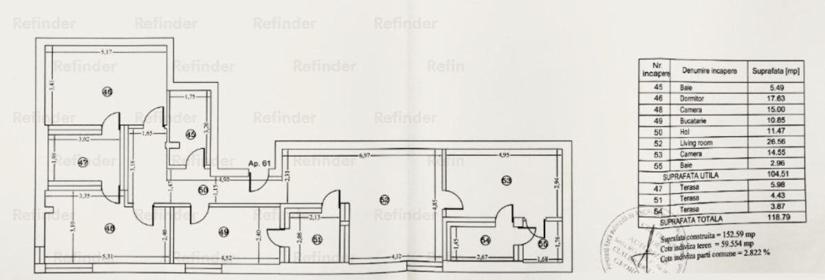 Apartament 4 camere 118,79 mp | centrala proprie | 3 terase | constructie 2015 | Unirii - Matei Basarab | - foto 16