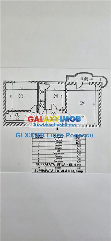 Vanzare apartament 2 camere 13 SEPTEMBRIE-DRUMUL SARII et4|8 60mp - foto 8