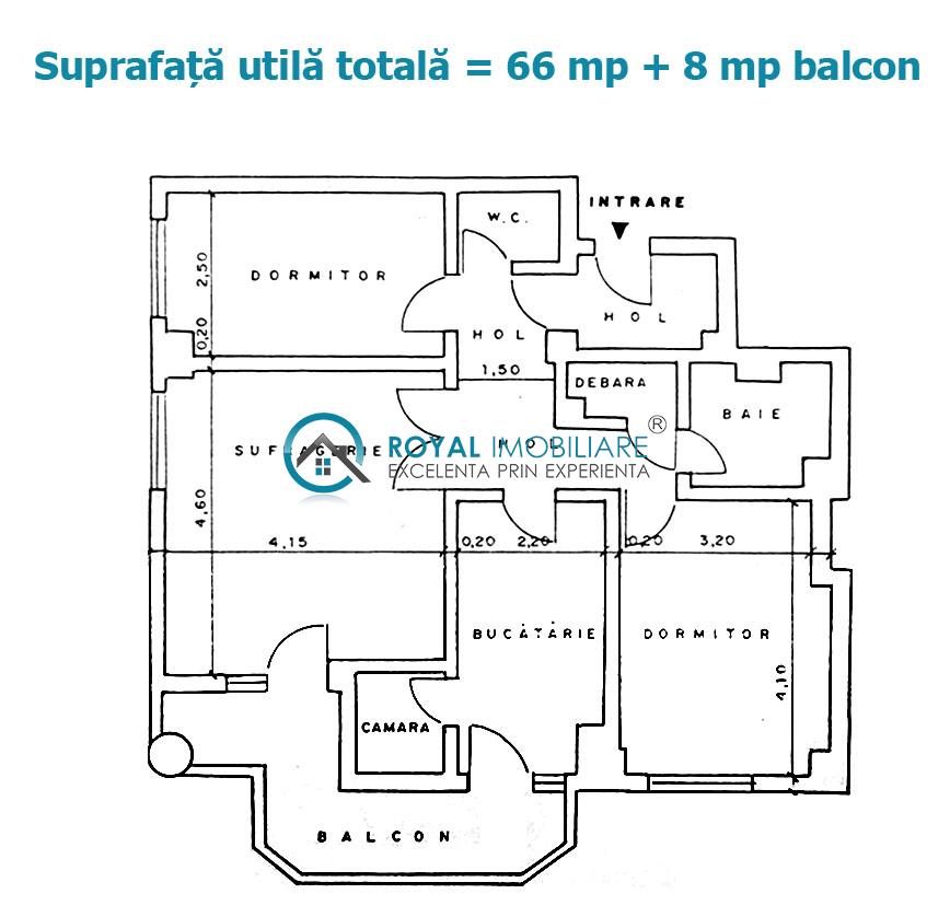 Royal Imobiliare - Vanzare apartament 3 camere zona Ultracentral - foto 19