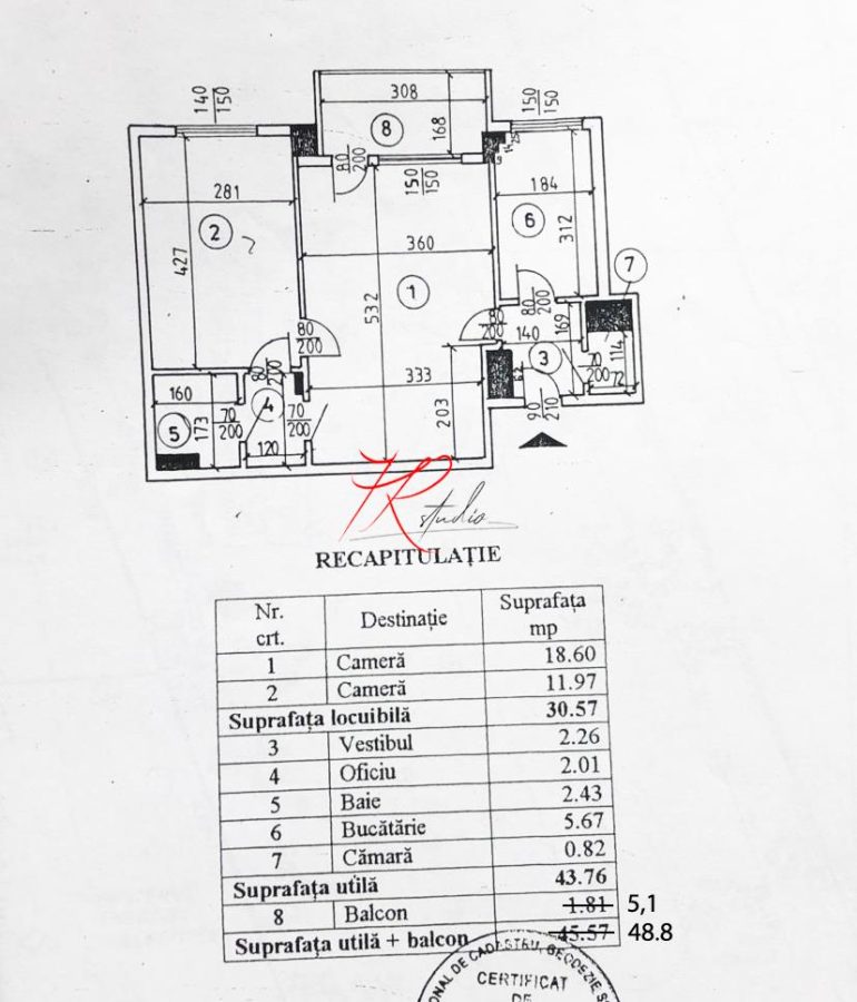 Vanzare apartament 2 camere Romana - foto 4