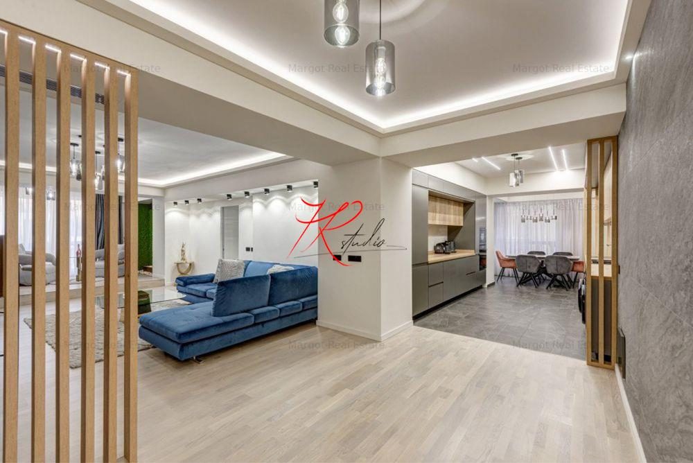 Vanzare apartament lux 3 camere Herestrau, mobilat si cu parcare - foto 2